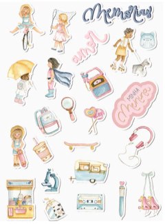 Die Cuts COLEÇÃO Pequenas Desbravadoras - DANY PERES DESIGN - comprar online