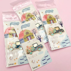 Pin Caminhonete de Flores - Coleção Memórias na Fazenda - Lemon Scrapbook