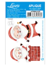 Aplique em Papel em MDF Papai Noel - Coleção Doce Natal - Litoarte