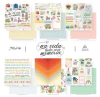 Kit de papéis 30,5 X 30,05 6 Folhas - Coleção Na vida tudo vira memória - Ateliê Craft