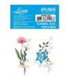 Aplique em Papel em MDF Flores Coloridas - Coleção Flores do Campo - Litoarte