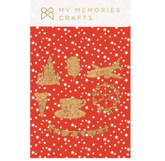 Elementos em Cortiça - Coleção Minha Diversão - My Memories Crafts