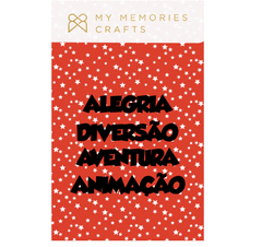 Títulos em Acrílico - Coleção Minha Diversão - My Memories Crafts