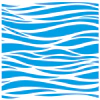 Stencil Ondas Do Mar - Coleção Mar Doce Lar - Litoarte