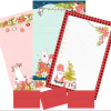 Kit Papel de Carta - Coleção Celebração de Natal - Litoarte