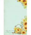 Papel de Carta 2 - Coleção Girassol - Litoarte