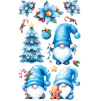 Transfer de Imagem, Gnomos de Natal - Litoarte