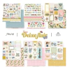 Kit de Papéis 30,5 X 30,05 com 6 folhas - Coleção Deixe Fluir - Ateliê Craft