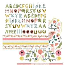 Kit de Papéis 30,5 X 30,05 com 6 folhas - Coleção Deixe Fluir - Ateliê Craft na internet