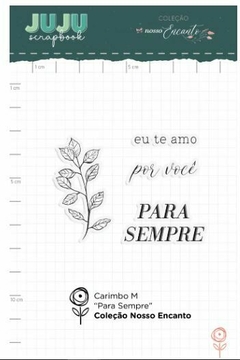 Carimbo M Para Sempre - Coleção Nosso Encanto | JuJu Scrapbook