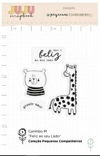 Carimbo M Feliz ao Seu Lado - Coleção Pequenos Companheiros | JuJu Scrapbook