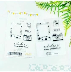 Carimbo XG Sorria! - Coleção Momento de Sorrir - JuJu Scrapbook - comprar online