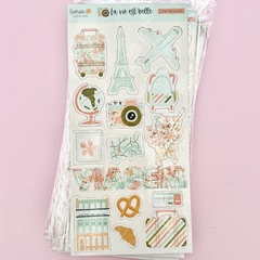 Chipboard - Coleçao La vie est belle - Lemon Scrapbook