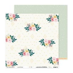 Imagem do Kit de papéis 6 Folhas - Coleção Jardim Secreto - Juju Scrapbook
