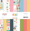 Bloco 30,5 x 30,05, 18 Folhas - Coleção Feliz da Vida - Juju Scrapbook