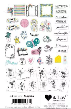 Die Cuts Good Vibes Coleção Mais Boas Vibrações - It Lov - comprar online