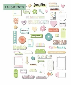 Die cuts Mais Dias Assim - Coleção Toda Básica - JuJu Scrapbook - comprar online