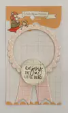 Moldura Medalha Chipboard Adesivado - Coleção Nossas Memórias - Dany Peres Design