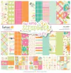 Bloco 30,5 x 30,5, 12 Folhas - Coleção Eu amo Scrapbook- Lemon Scrapbook