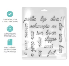 Faca de Corte Palavras - Mimo Embossing