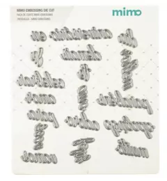 Faca de Corte Palavras - Mimo Embossing - comprar online