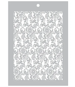 Stencil Floral Coleção Colorful - Carina Sartor