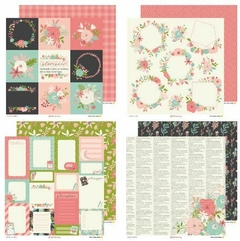 Bloco 30,5 x 30,05 12 Folhas - Coleção Florescer- Lemon Scrapbook - comprar online
