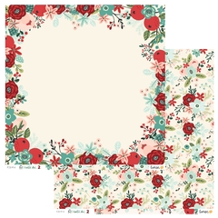 Kit de papéis 30,5x30,5cm, 6 Folhas - Coleção Noite de Natal 2 - Lemon Scrapbook
