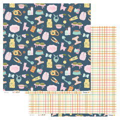 Kit de papéis 30,5x30,5cm, 6 Folhas - Coleção Pets - Lemon Scrapbook na internet