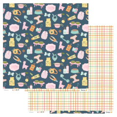 Kit de papéis 30,5x30,5cm, 6 Folhas - Coleção Pets - Lemon Scrapbook na internet