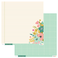 Kit de papéis 30,5x30,5cm, 6 Folhas - Coleção Scrapbook - Lemon Scrapbook