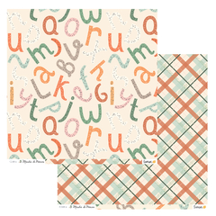 Kit de papéis 30,5x30,5cm, 6 Folhas - Coleçao Manhã de Páscoa - Lemon Scrapbook
