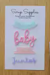 Apliques TÍtulos, Welcome Baby Girl- Scrap Supplies