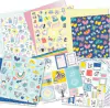 Kit de papéis 30,5x30,5cm, 6 Folhas - Coleção Mais Boas Vibrações - It Lov