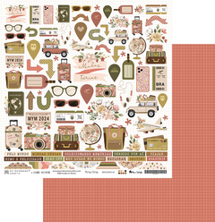 Bloco 30,5 X 30,5, 12 Folhas - Coleção Minhas Férias - My Memories Crafts - comprar online