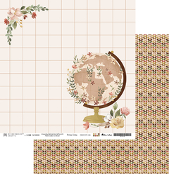 Bloco 30,5 X 30,5, 12 Folhas - Coleção Minhas Férias - My Memories Crafts