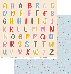 Bloco 30,5 X 30,5, 12 Folhas - Coleção Minhas Memórias Escolares - My Memories Crafts