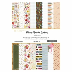 Bloco A4, 24 Folhas - Coleção Minhas Memórias Escolares - My Memories Crafts