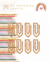Clips em cortiça - Coleção Minhas Memórias Escolares - My Memories Crafts