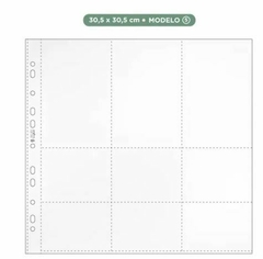 Plásticos para Álbum 30,5 x 30,5cm - Modelo 5 | JuJu Scrapbook