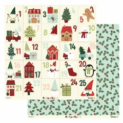 Kit de papéis 30,5x30,5cm, 6 Folhas - Coleção Noite de Natal - Lemon Scrapbook - loja online