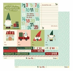 Kit de papéis 30,5x30,5cm, 6 Folhas - Coleção Noite de Natal - Lemon Scrapbook na internet