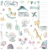 Kit de papéis 8 Folhas - Coleção Nossa História - Juju Scrapbook