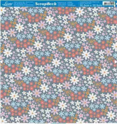 Kit de papéis 30,5x30,5cm, 4 Folhas - Coleção Good Vibes - Litoarte - Papillon Scrap