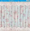 Kit de papéis 30,5x30,5cm, 6 Folhas - Coleção Mon Monde Rose Bleu - Litoarte