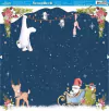 Kit de papéis 30,5x30,5cm 4 Folhas - Coleção Celebração de Natal - Litoarte