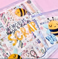 Pasta Zip G para Papéis de Scrapbook - Coleção Memórias na Fazenda 2 - Lemon Scrapbook - comprar online