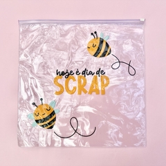 Pasta Zip G para Papéis de Scrapbook - Coleção Memórias na Fazenda 2 - Lemon Scrapbook