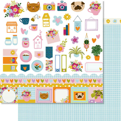 Kit de papéis 30,5x30,5cm, 4 Folhas - Coleção Dias Melhores - Litoarte - comprar online