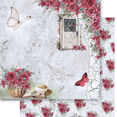 Kit de papéis 30,5x30,5cm, 4 Folhas - Coleção Red Roses - Litoarte na internet